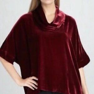 Eileen Fisher Brand New Velvet PP Top With Tags